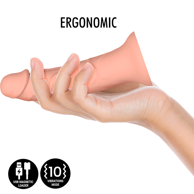 MYTHOLOGY - ASHER ORIGINAL DILDO S - VIBRATORE COMPATIBILE CON TECNOLOGIA WIRELESS WATCHME Mythology Fantasy Dildo