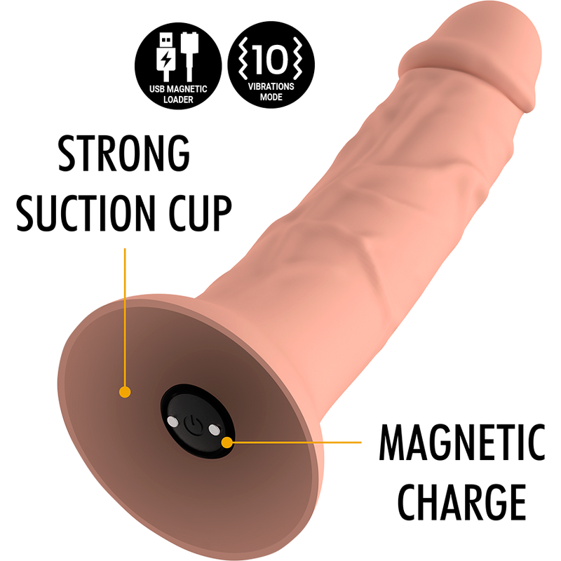 MYTHOLOGY - ASHER ORIGINAL DILDO S - VIBRATORE COMPATIBILE CON TECNOLOGIA WIRELESS WATCHME Mythology Fantasy Dildo