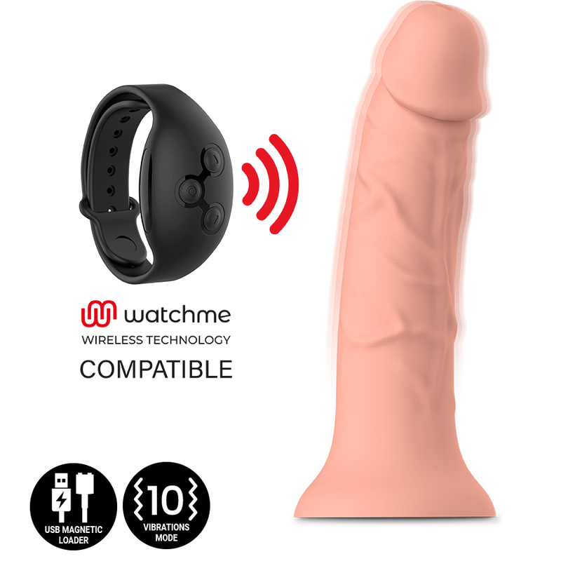 MYTHOLOGY - ASHER ORIGINAL DILDO M - VIBRATORE COMPATIBILE CON TECNOLOGIA WATCHME WIRELESS Mythology Fantasy Dildo