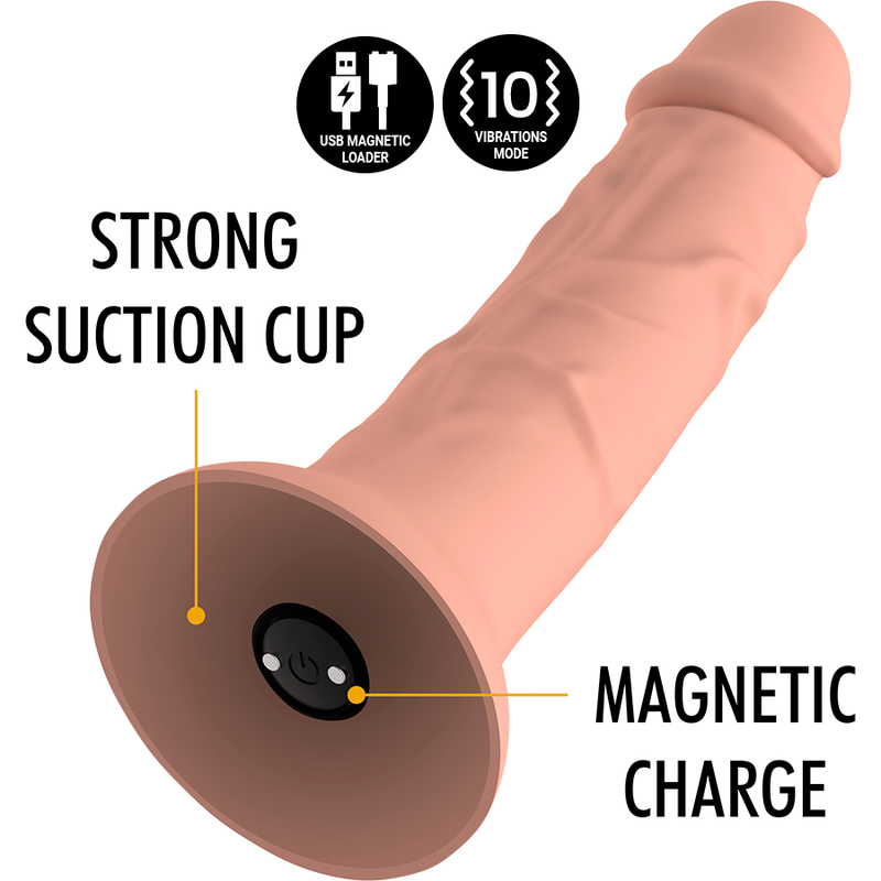 MYTHOLOGY - ASHER ORIGINAL DILDO M - VIBRATORE COMPATIBILE CON TECNOLOGIA WATCHME WIRELESS Mythology Fantasy Dildo
