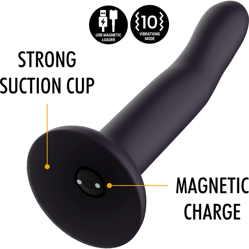 MYTHOLOGY - DUMAN MYSTIC DILDO M - VIBRATORE COMPATIBILE CON TECNOLOGIA WIRELESS WATCHME Mythology Fantasy Dildo