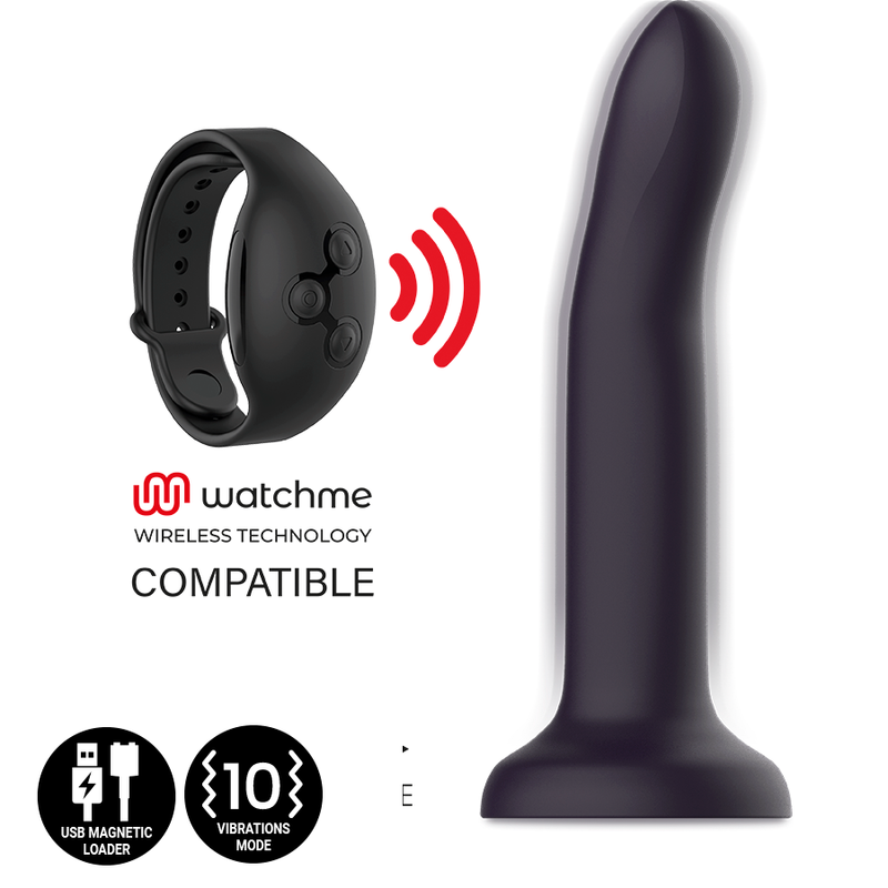 MYTHOLOGY - DUMAN MYSTIC DILDO L - VIBRATORE COMPATIBILE CON TECNOLOGIA WIRELESS WATCHME Mythology Fantasy Dildo