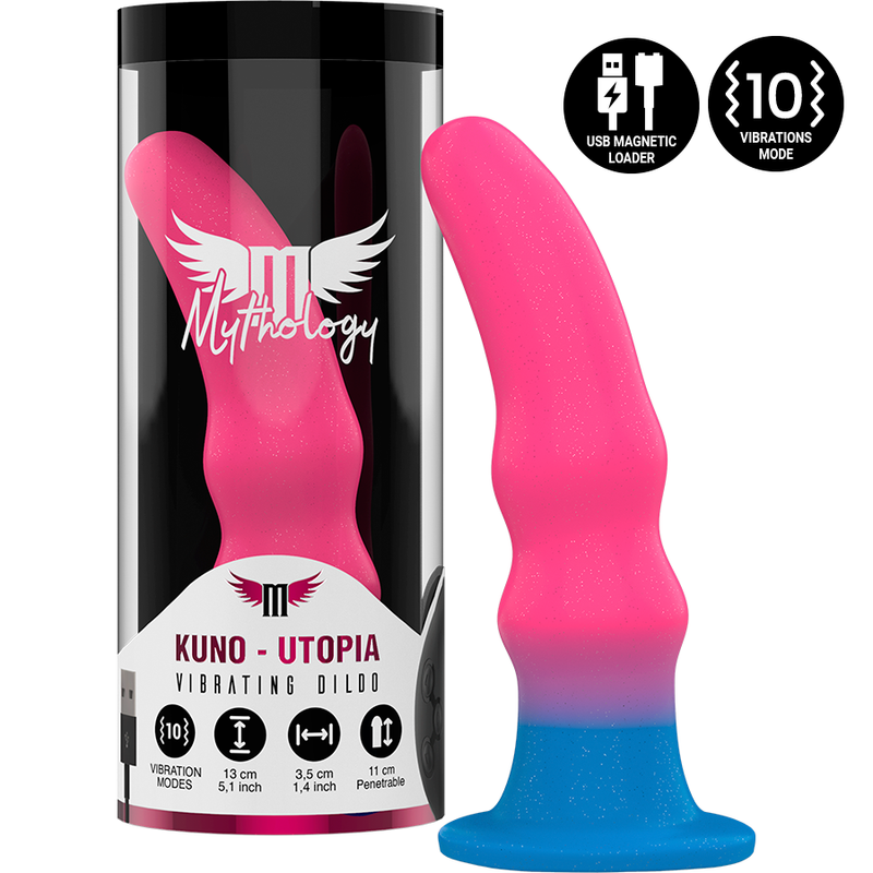 MYTHOLOGY - KUNO UTOPIA DILDO S - VIBRATORE WATCHME COMPATIBILE CON TECNOLOGIA WIRELESS Mythology Fantasy Dildo