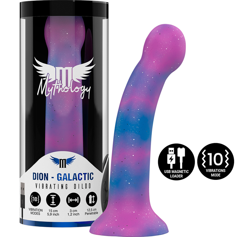 MYTHOLOGY - DION GALACTIC DILDO S - VIBRATORE WATCHME COMPATIBILE CON TECNOLOGIA WIRELESS Mythology Fantasy Dildo
