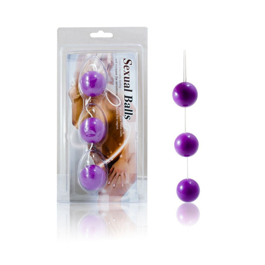 BAILE - STRISCIA SFERE ANALI IN ABS LILLA Baile Stimulating
