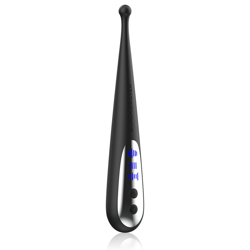 BLACK&SILVER - VIBRA STIMOLANTE KENNETH Black&silver