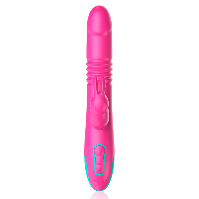 HAPPY LOKY - TRIPLA STIMOLAZIONE DONALD: COMPATIBILE CON LA TECNOLOGIA WIRELESS ANALE, G-SPOT E CLITORIDEA WATCHME Happy Loky