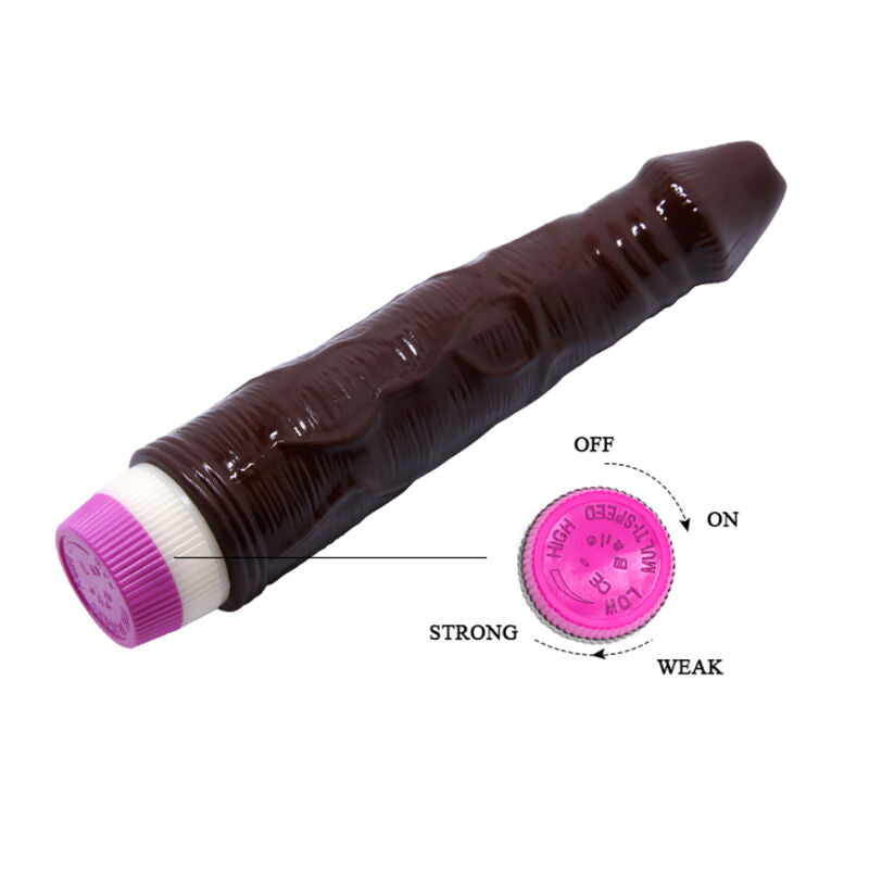 BAILE - VIBRATORE ONDE DI PIACERE 23 CM MARRONE Baile Vibrators