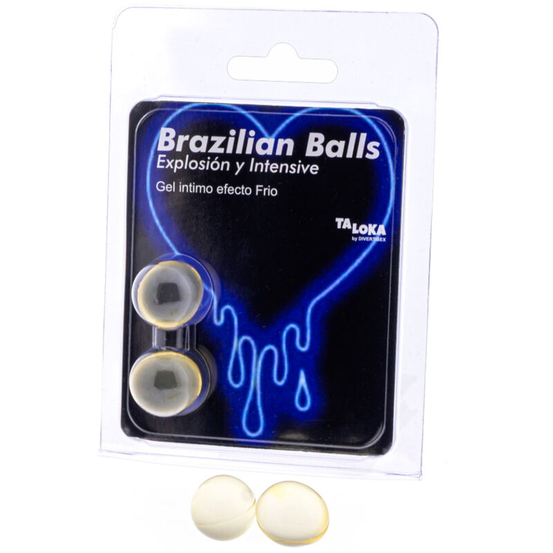 TALOKA - 2 SFERE BRASILIANE GEL EMOZIONANTE EFFETTO FREDDO E VIBRAZIONE Taloka