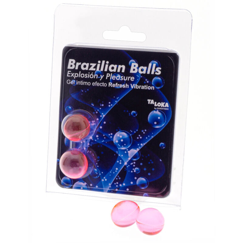TALOKA - 2 SFERE BRASILIANE RINFRESCANO EFFETTO VIBRANTE EMOZIONANTE GEL Taloka