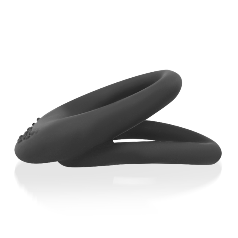 ANELLO OHMAMA DOPPIO IN SILICONE 3.5 CM - 4.5 CM Ohmama Fetish