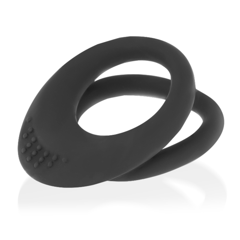 ANELLO OHMAMA DOPPIO IN SILICONE 3.5 CM - 4.5 CM Ohmama Fetish