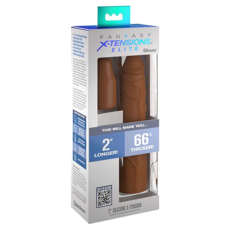 FANTASY X- TENSIONS - PIPEDREAMS MANICOTTO 20,32 CM + 5,00 CM POLLICE TAPPO CARAMELLO Fantasy X-Tensions