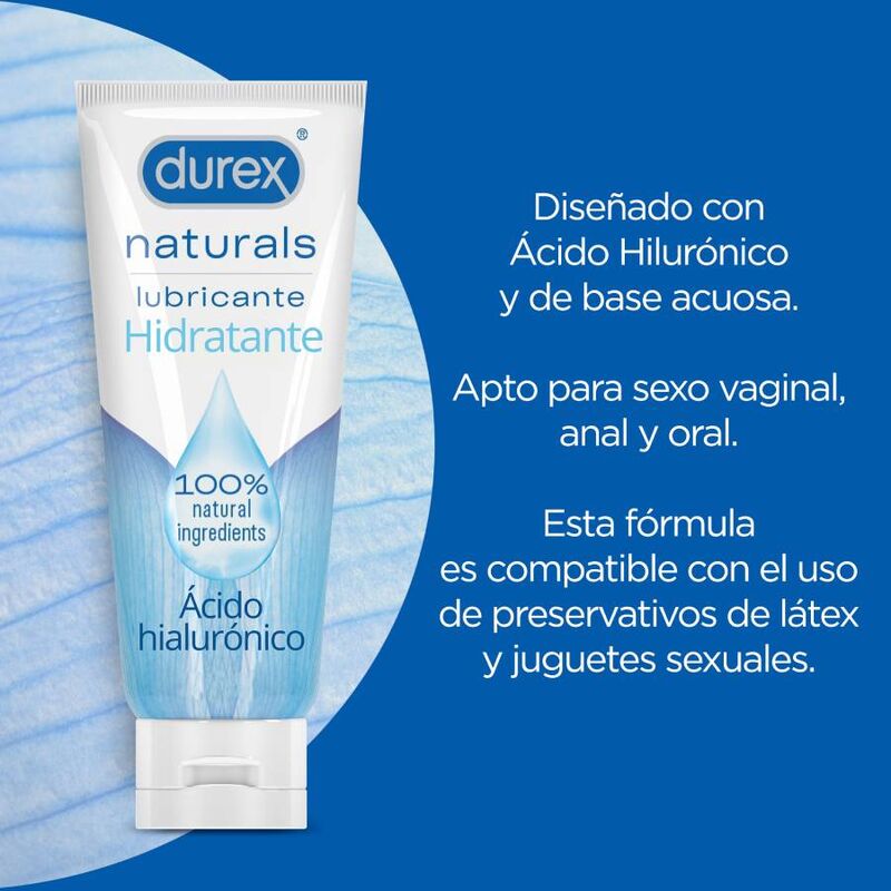 DUREX - LUBRIFICANTE IDRATANTE NATURALS 100 ML Durex Lubes