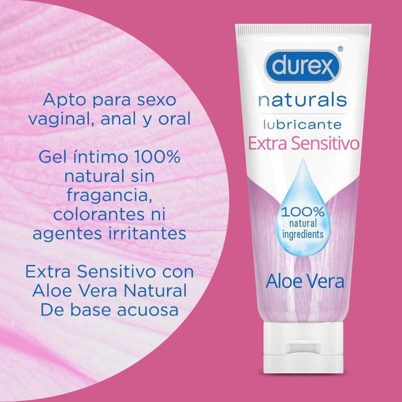DUREX - LUBRIFICANTE NATURALS EXTRA SENSIBILE 100 ML Durex Lubes