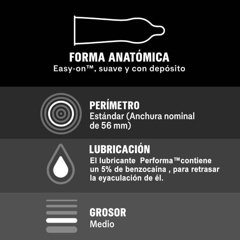 DUREX - PIACERE PROLUNGATO RITARDATO 12 UNIT Durex Condoms