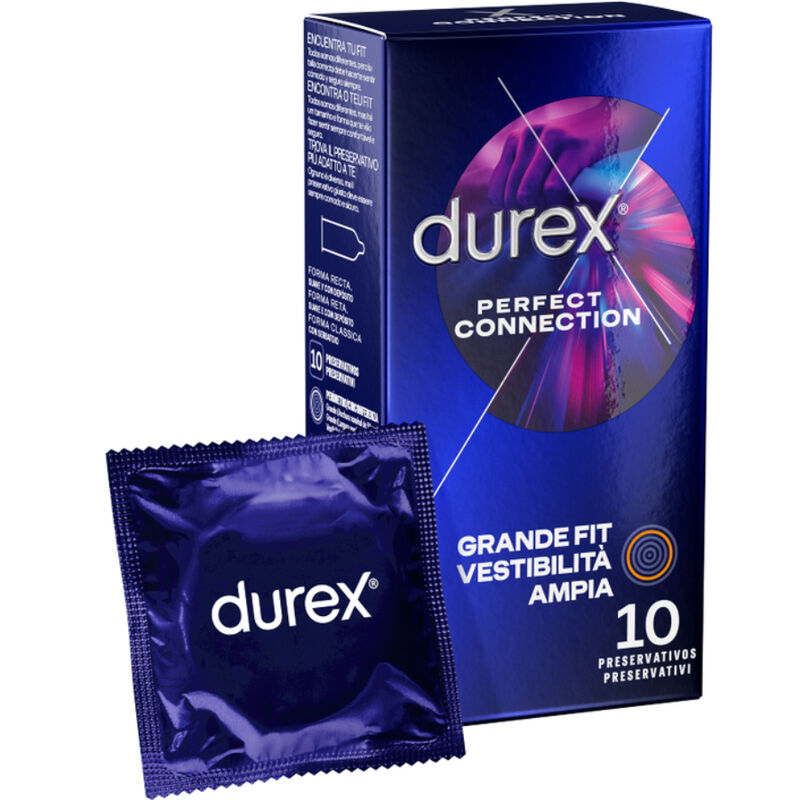 DUREX - CONNESSIONE PERFETTA SILICONE EXTRA LUBRIFICAZIONE 10 UNIT Durex Condoms