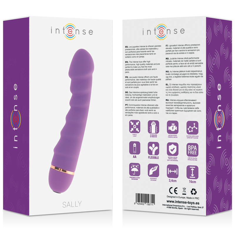 INTENSE - SALLY 20 VELOCIT SILICONE LILLA Intense Fun
