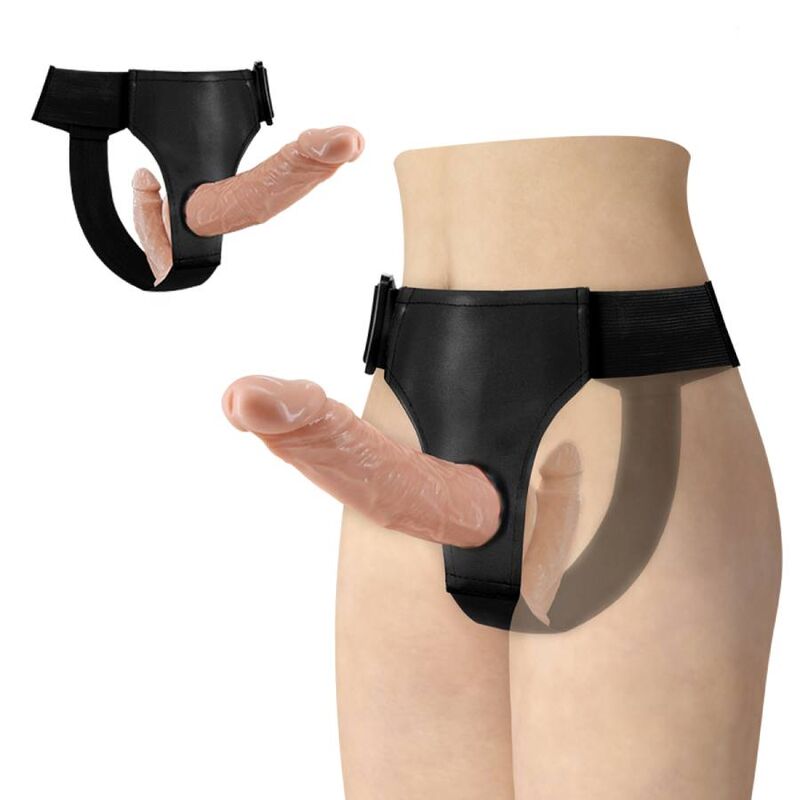 BAILE - ULTRA APPASSIONATA DOPPI DILDOS CON IMBRAGATURA Baile Harness Collection