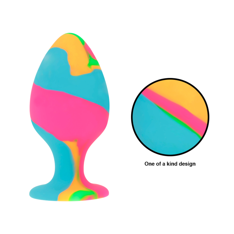 INTENSE - SET DI TAPPI IN SILICONE MULTICOLORE Intense Anal Toys