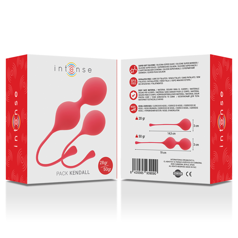 INTENSE - PACK PALLE KEGEL KENDALL ROSSO Intense Health & Fun
