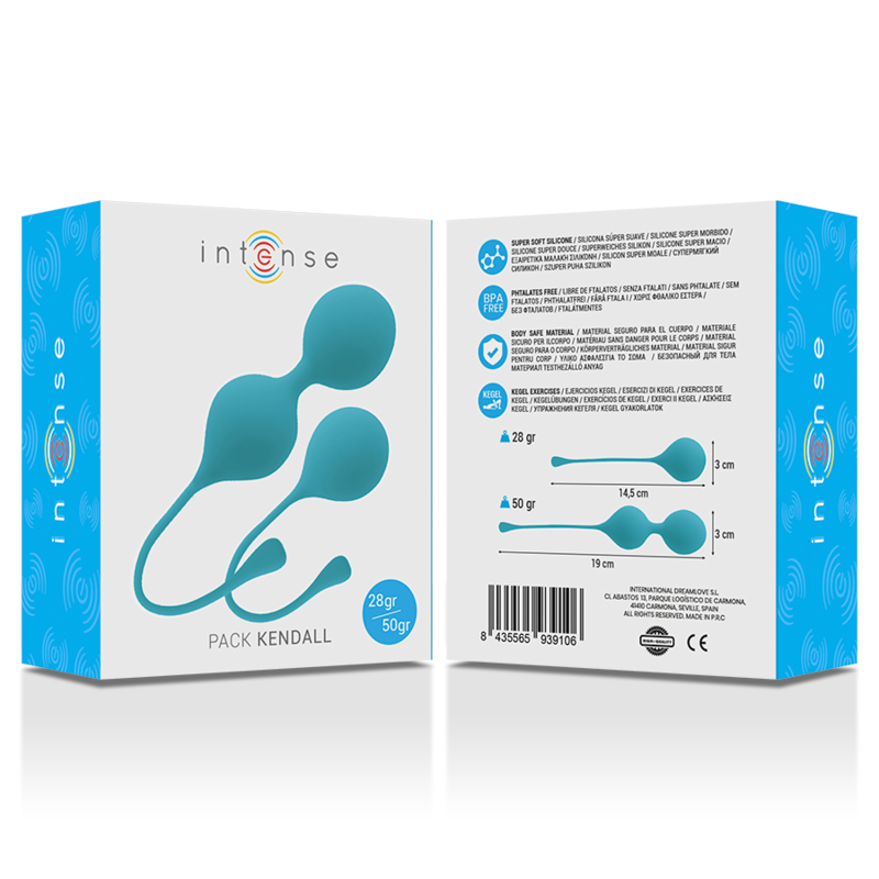 INTENSE - PACK PALLE KEGEL KENDALL BLU Intense Health & Fun