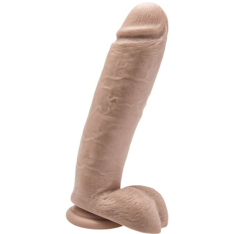 GET REAL - DILDO 25,5 CM CON PALLE DI PELLE Get Real