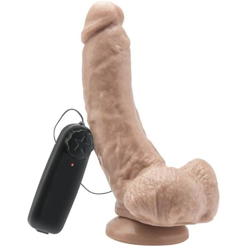 GET REAL - DILDO 20,5 CM CON VIBRATORE PER SFERE Get Real