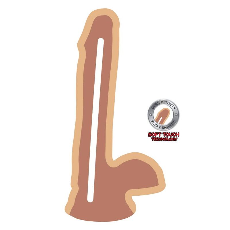 GET REAL - DILDO A DOPPIA DENSIT 17 CM PALLE PELLE Get Real