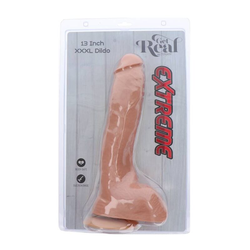 GET REAL - DILDO XXXL ESTREMO 34 CM PELLE Get Real
