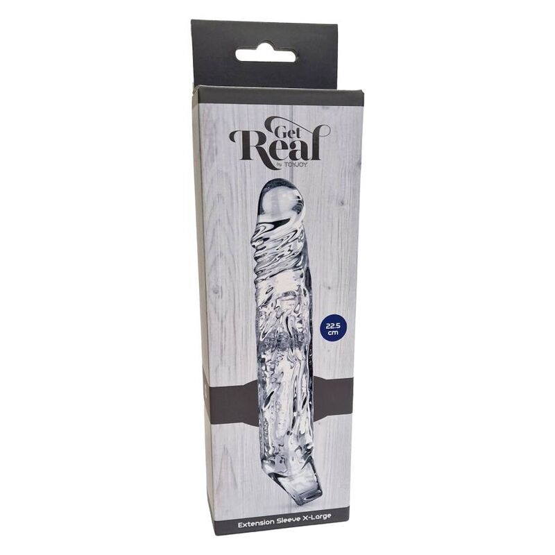 GET REAL - MANICOTTO DI ESTENSIONE XLARGE TRASPARENTE Get Real