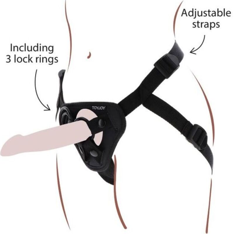GET REAL - IMBRAGATURA CON CINTURINO NERA Get Real