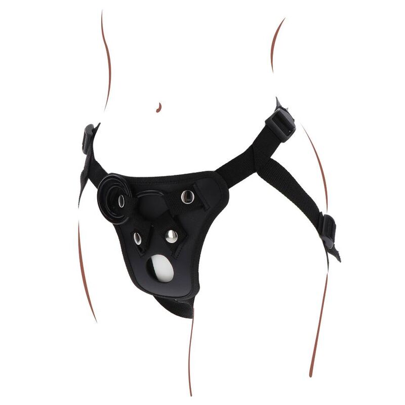 GET REAL - IMBRACATURA DA PIACERE CON CINTURINO NERA Get Real