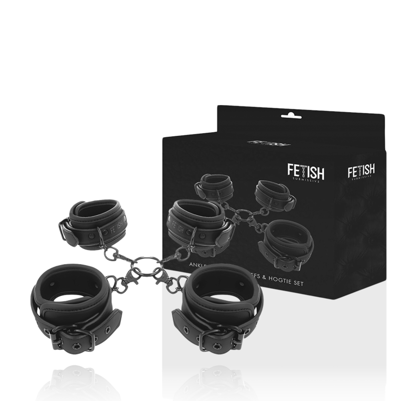 FETISH SUBMISSIVE - SET DI MANETTE PER MANI E CAVIGLIE CON FODERA IN NOPRENE Fetish Submissive Bondage