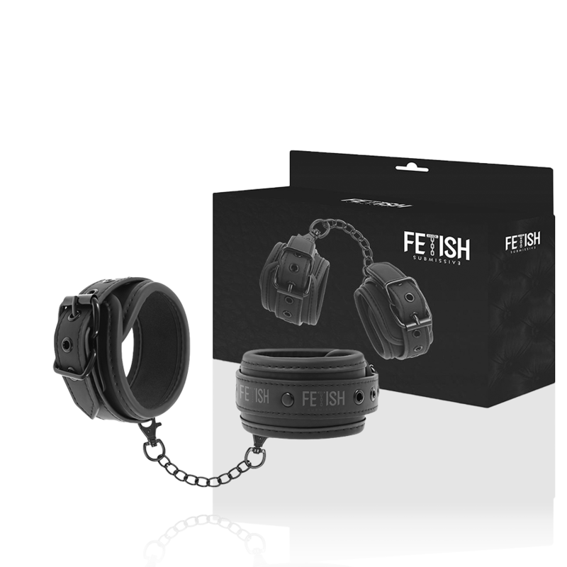 FETISH SUBMISSIVE - MANETTE IN PELLE VEGANA CON FODERA IN NOPRENE Fetish Submissive Bondage