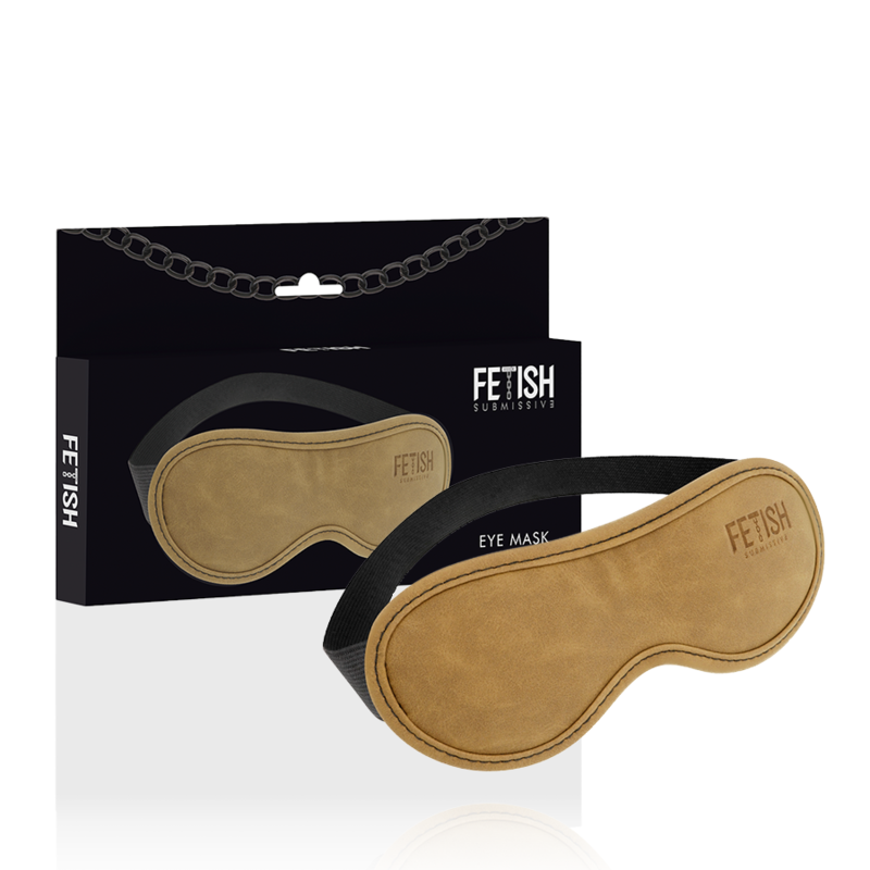 FETISH SUBMISSIVE ORIGIN - MASCHERA IN PELLE VEGANA CON FODERA IN NEOPRENE Fetish Submissive Origin