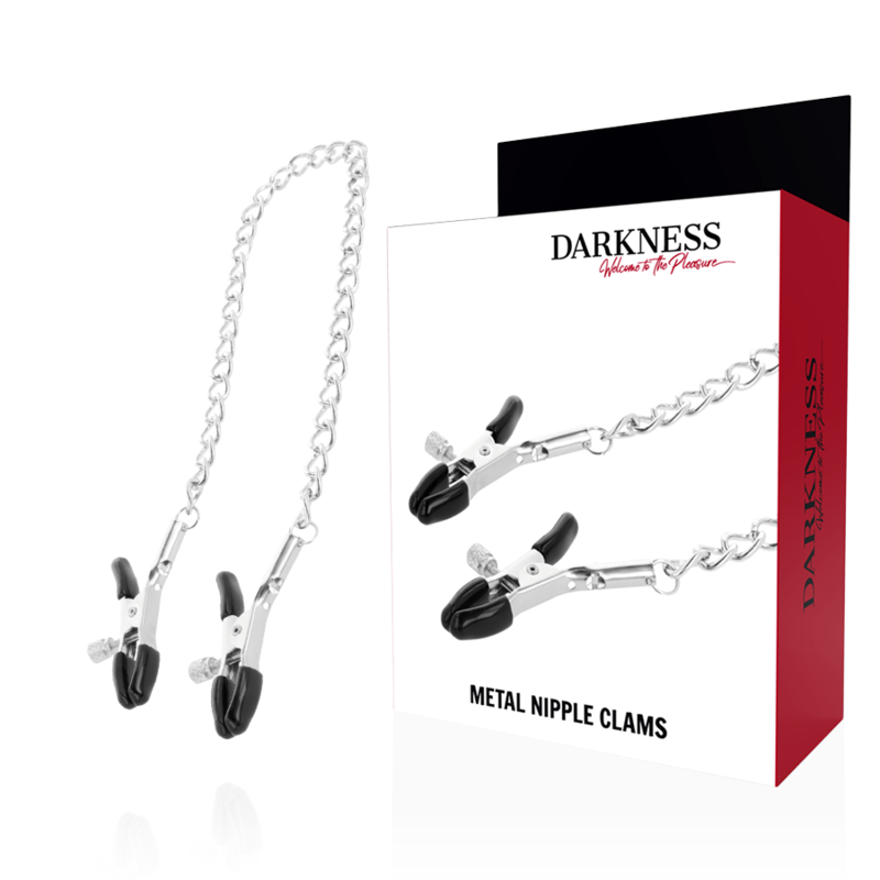 DARKNESS - MORSETTI PER CAPEZZETTI REGOLABILI IN METALLO Darkness Sensations