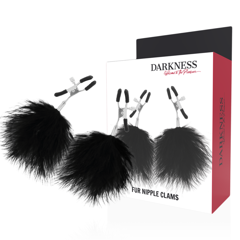 DARKNESS - MORSETTI PER CAPEZZOLI POM-POM 2 Darkness Sensations