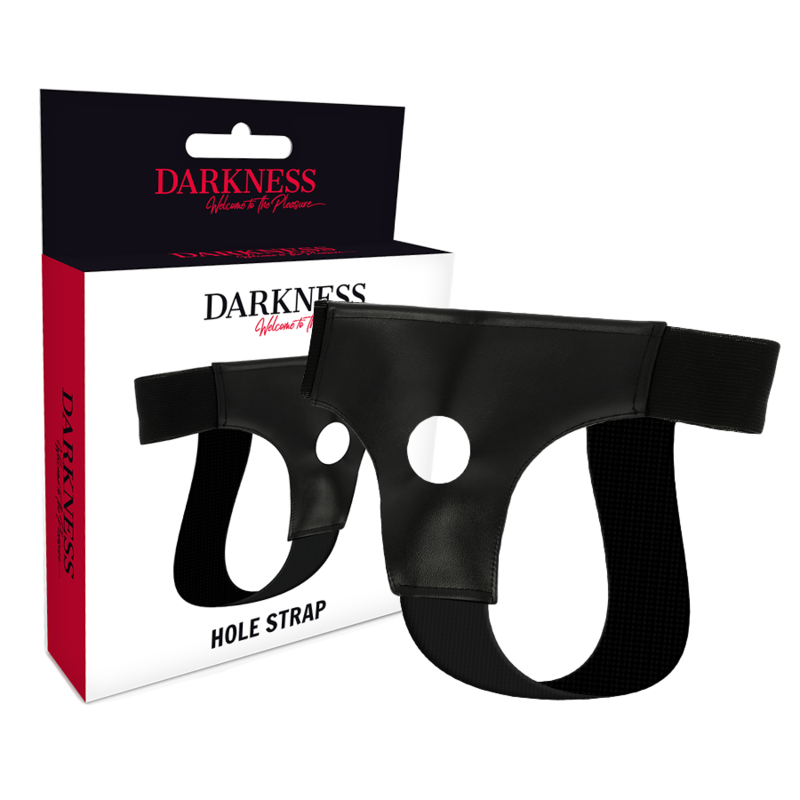 DARKNESS - IMBRAGATURA CON FORO TAGLIA UNICA Darkness Sensations