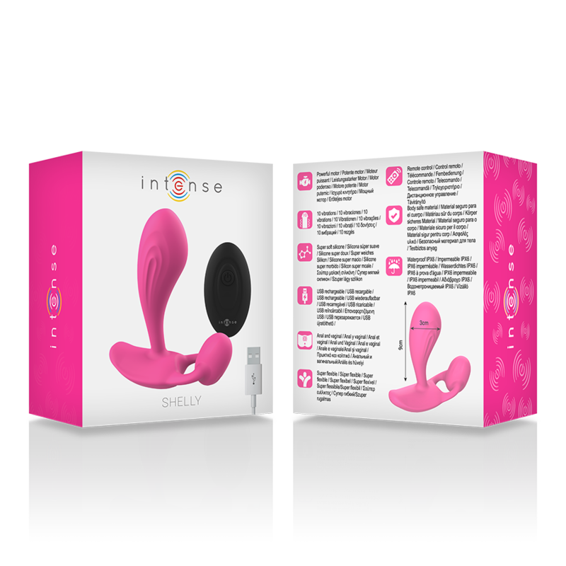 INTENSE - SHELLY PLUG TELECOMANDO ANALE ROSA Intense Anal Toys