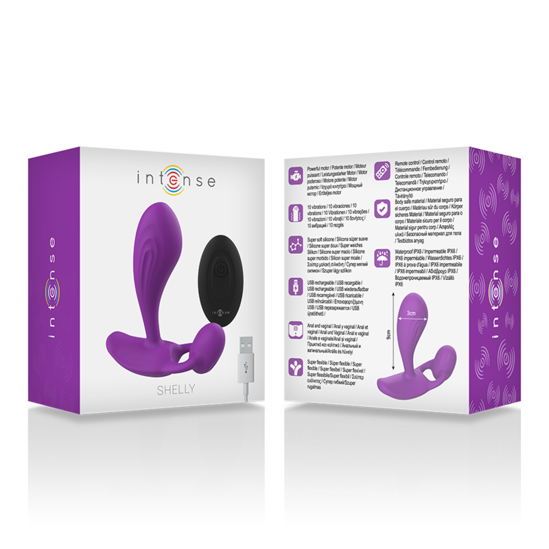 INTENSE - SHELLY PLUG ANAL REMOTE CONTROL VIOLA Intense Anal Toys