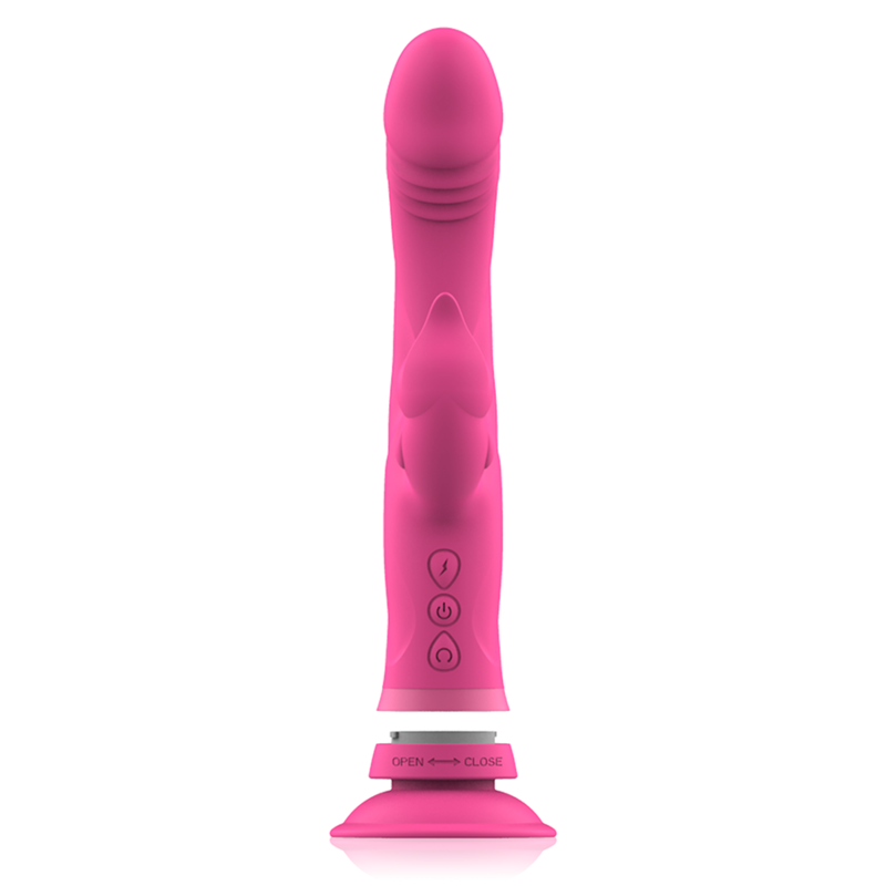 INTENSE - VIBRATORE JULIO RABBIT IN SILICONE ROSA Intense Fun