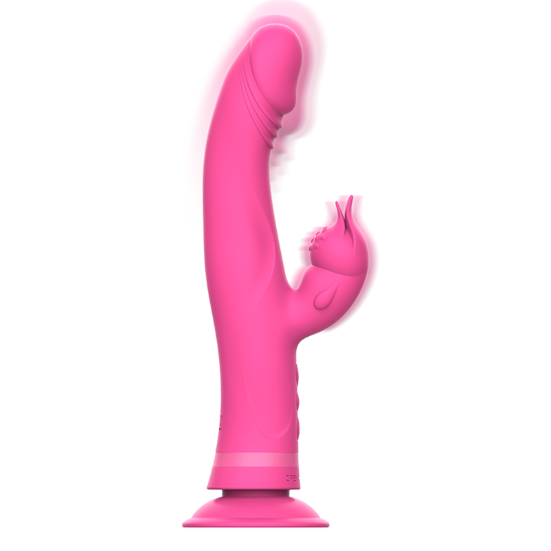 INTENSE - VIBRATORE JULIO RABBIT IN SILICONE ROSA Intense Fun