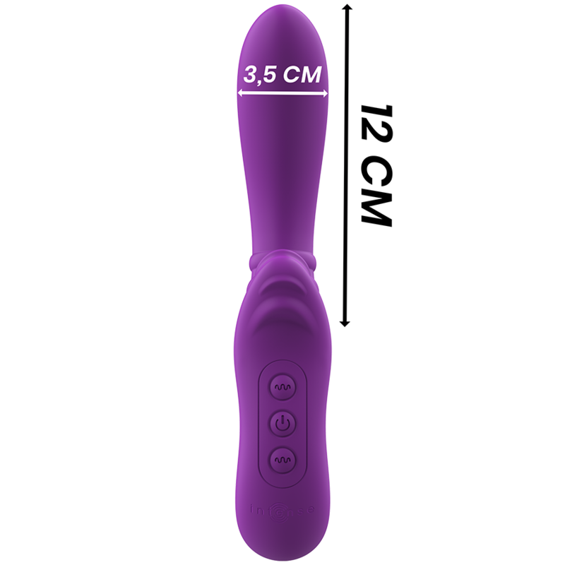 INTENSE - VIBRATORE FLESSIBILE HARRY CON LINGUA VIOLA Intense Fun