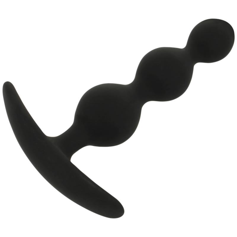 BLACK&SILVER - CATENA PER SFERE ANALI RUPERT 10 CM Black&silver