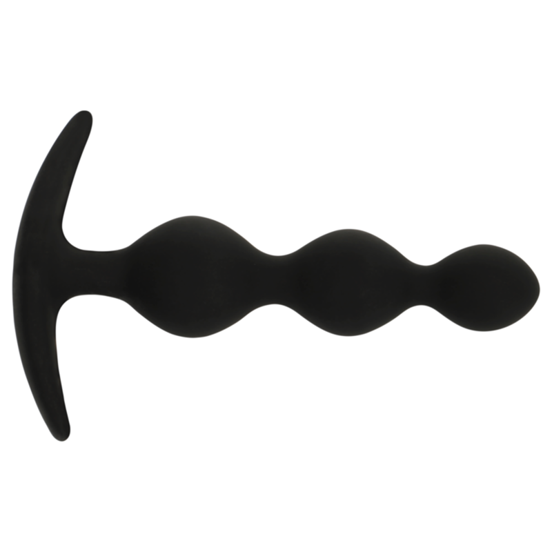 BLACK&SILVER - CATENA PER SFERE ANALI RUPERT 10 CM Black&silver