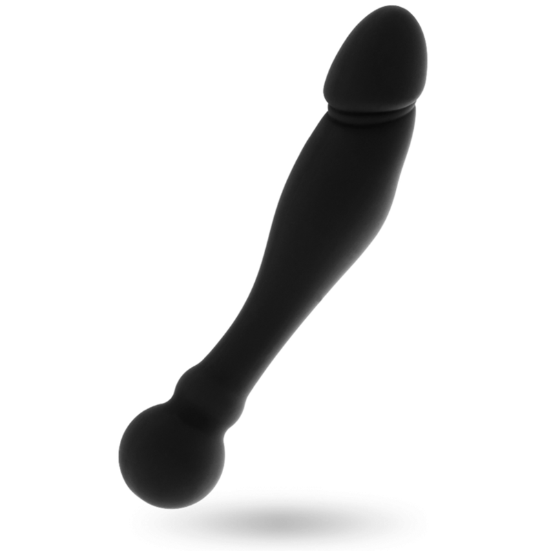 BLACK&SILVER - DILDO STIMOLANTE DEL PUNTO G KARL 18 CM Black&silver