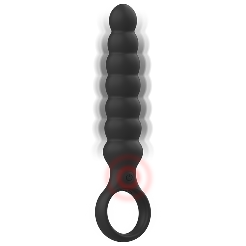 BLACK&SILVER - POTENTE DILATATORE ANALE IN SILICONE BOB Black&silver