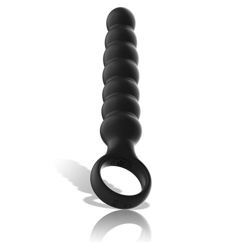 BLACK&SILVER - POTENTE DILATATORE ANALE IN SILICONE BOB Black&silver