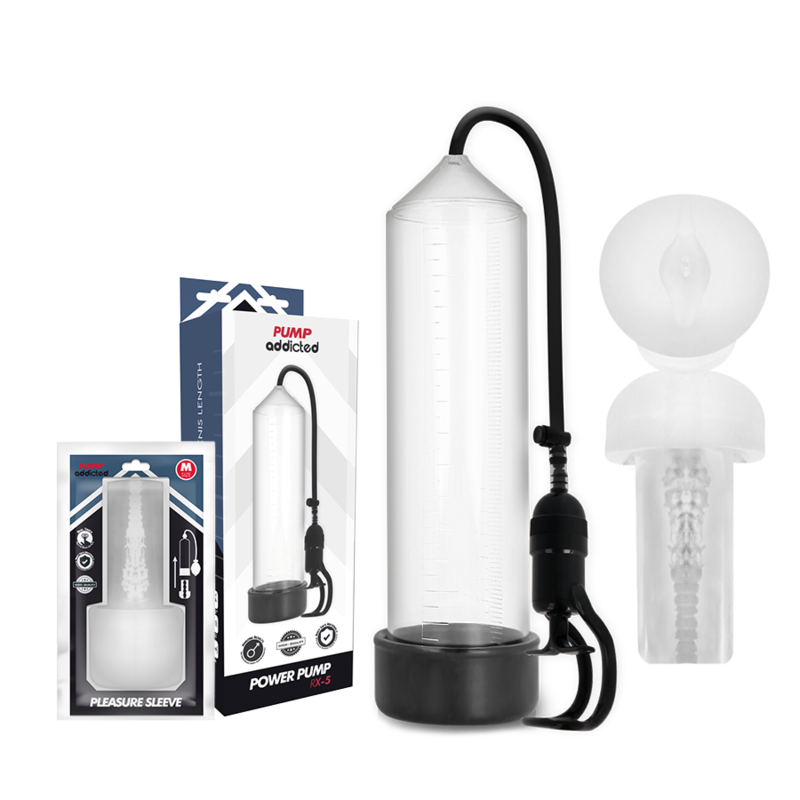PUMP ADDICTED - RX5 TRASPARENTE CON MASTURBATORE Pump Addicted